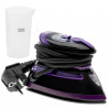 Adler AD 5049 Travel Steam Iron, 420W, 30 ml, Ceramic Soleplate, Steam and Dry Ironing, Black/Purple
