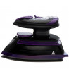 Adler AD 5049 Travel Steam Iron, 420W, 30 ml, Ceramic Soleplate, Steam and Dry Ironing, Black/Purple