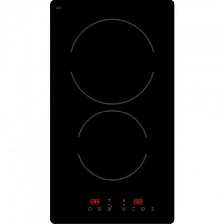 Κεραμικές εστίες Crown VCPK32.C, 3000W, Διπλό, Χρονοδιακόπτης 90 λεπτά, Μαύρο