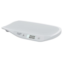 Camry CR 8185 Baby Scale, Up to 20 kg, LCD Display, HOLD Function, TARE, Auto-Off, White