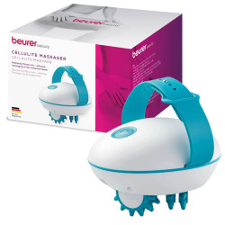 Beurer CM 51 cellulitmasszírozó, 2 intenzitási szint, ergonomikus forma, fehér / kék
