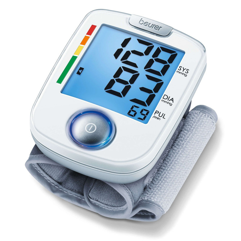 Beurer BC 44 Blood Pressure Monitor, Arrhythmia and Risk Indicator, App-Based Memory, 2 x AAA, 14–19.5 cm, White
