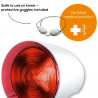 Beurer IL 21 Infrared Lamp, 150W, 5 tilt settings, Continuous operation function, Safety goggles, White