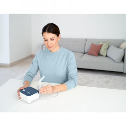 Inhalator cu compresor Beurer IH 16, 2,07 μm, 0,35 ml/min, 0,8 bar, 6 ml, Alb