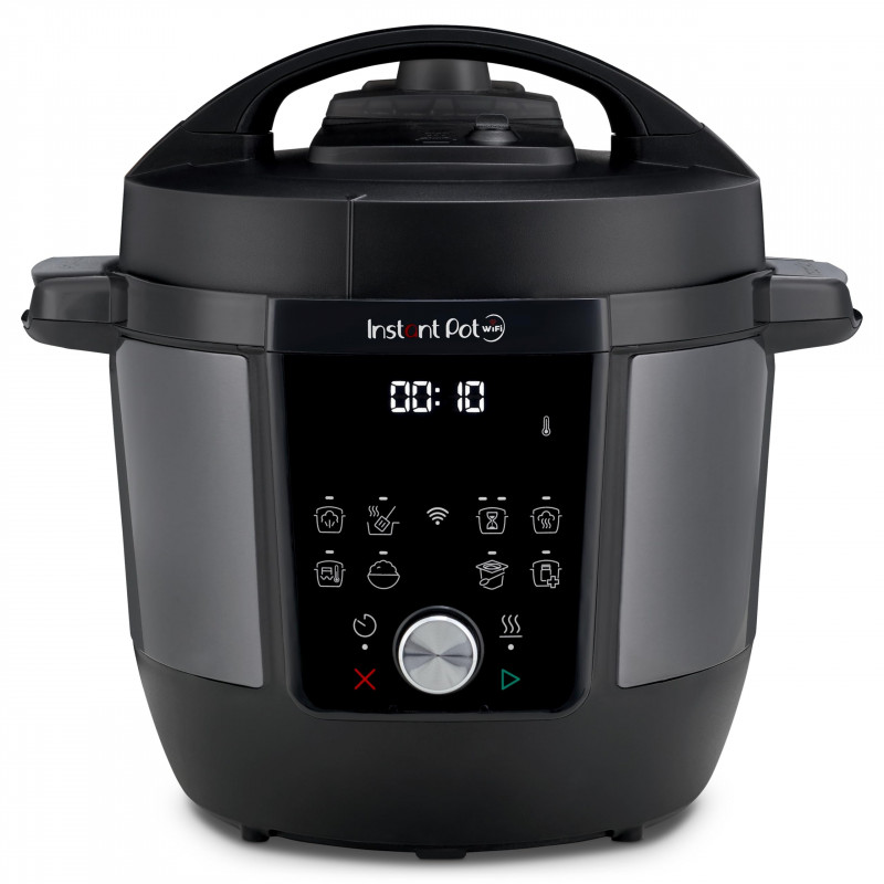 Мултикукър Instant Pot Plus 60 WiFi, 1000W, 5.7 л, 9 програми, WiFi управление, LCD дисплей, Неръждаема стомана, Черен