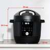 Instant Pot Plus 60 WiFi, 1000W, 5,7 l, 9 προγράμματα, έλεγχος WiFi, οθόνη LCD, Ανοξείδωτο, Μαύρο