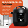 Мултикукър Instant Pot Plus WiFi, 1000W, 5.7 л, 9 програми, WiFi управление, LCD дисплей, Неръждаема стомана, Черен