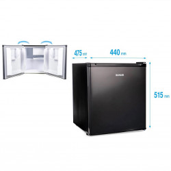 Muhler MB51IE Mini Bar Refrigerator, 41 L, Energy Class E, Reversible Door, R600a, Stainless Steel