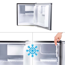 Muhler MB51IE Mini Bar Refrigerator, 41 L, Energy Class E, Reversible Door, R600a, Stainless Steel