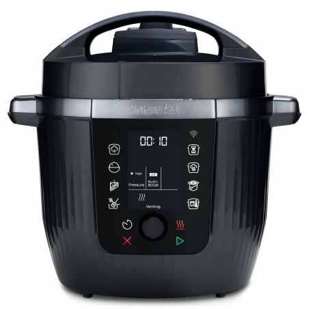 Мултикукър Instant Pot Pro Max WiFi, 1000W, 5.7 л, 9 програми, WiFi управление, LCD дисплей, Неръждаема стомана, Черен