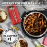 Мултикукър Instant Pot Pro Max WiFi, 1000W, 5.7 л, 9 програми, WiFi управление, LCD дисплей, Неръждаема стомана, Черен