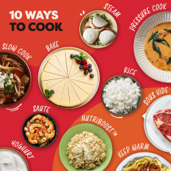 Multicooker Instant Pot Pro Max 60 WiFi, 1200W, 5.7 L, 10 programe, Nutriboost, control WiFi, afișaj LCD, oțel inoxidabil, negru