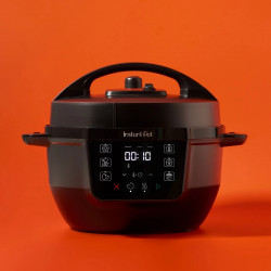 Instant Pot Classic Mini 140800001, 800W, 3.8 l, 7 προγράμματα, αγαπημένα κουμπιά, οθόνη LCD, ανοξείδωτο ατσάλι, μαύρο