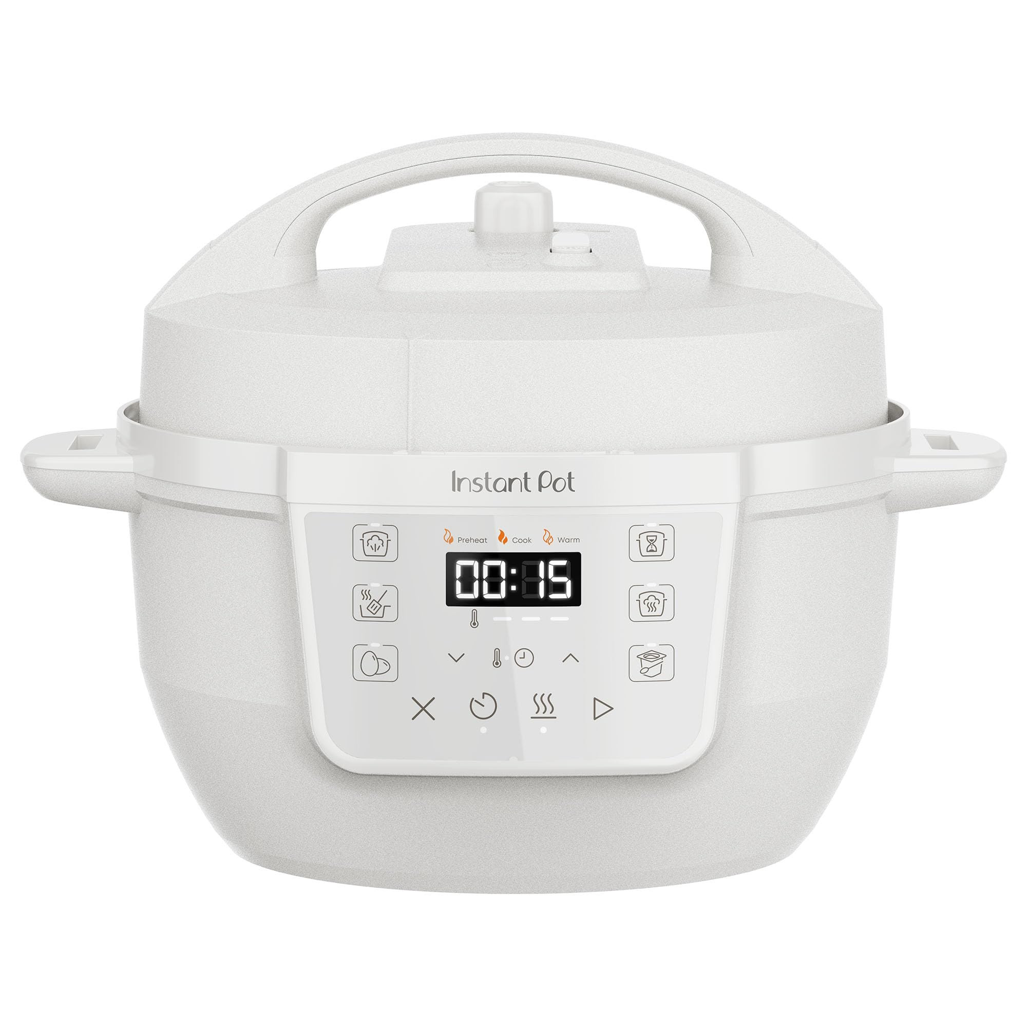 Мултикукър Instant Pot Classic Mini 140800801, 800W, 3.8 л, 7 програми, Favorite бутони, LCD дисплей, Неръждаема стомана, Бял