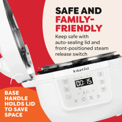 Instant Pot Classic Mini 140800801 Multicooker, 800W, 3.8 L, 7 programs, Favorite buttons, LCD display, Stainless steel, White