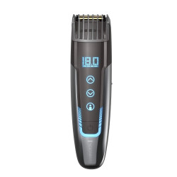 Remington MB4700 TouchTech Beard Trimmer, 175 length settings, Auto Turbo, 50-minute runtime, USB, Black