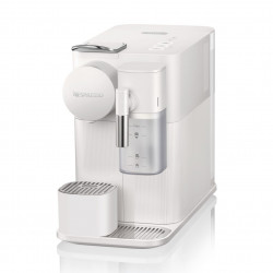Espressor cu capsule DeLonghi EN510W, 1450W, 19 bar, 1 l, Nespresso, Auto shut-off, Alb