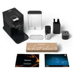 DeLonghi EN510B Espresso Machine, 1450W, 19 bar, 1 L, Nespresso, Auto Shut-Off, Black