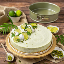 Zenker 7452 δίσκος ψησίματος με πάτο, στρογγυλός, 26x7,5 cm, επίστρωση ILAG Maximizing Green, έως 180C, πράσινο