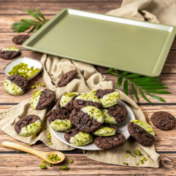 Zenker 7457 Baking Pan, 42x32 cm, ILAG Maximizing Green Coating, Up to 180°C, Green