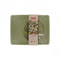 Zenker 7457 Baking Pan, 42x32 cm, ILAG Maximizing Green Coating, Up to 180°C, Green
