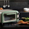 Cuptor electric Ariete VINTAGE 3919/04, 800W, 10 l, 3 moduri, Pana la 230°C, Geam termopan dublu, Timer 60 min, Verde