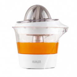 Storcator electric pentru citrice Muhler MJ-2505, 25W, 0,5 L, Reverse, 2 conuri, Alb