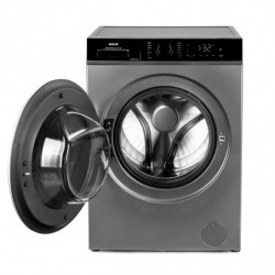 Muhler IWM914SAi Front-Load Washing Machine, Energy Class A, 9 kg, 14 Programs, 1400 RPM, Inverter, LED, Steam Wash, Gray