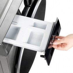 Muhler IWM914SAi Front-Load Washing Machine, Energy Class A, 9 kg, 14 Programs, 1400 RPM, Inverter, LED, Steam Wash, Gray