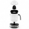 Storcator electric citrice Muhler MJ-4020, 40 W, 1.2 L, Reverse, Indicator luminos, 2 conuri, Negru/Inox.