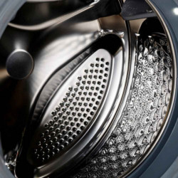 Muhler IWM7140NWA Front-Load Washing Machine, Energy Class A, 7 kg, 1400 rpm, Inverter, LED, Steam Wash, White/Black