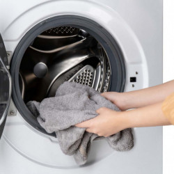 Muhler IWM7140NWA Front-Load Washing Machine, Energy Class A, 7 kg, 1400 rpm, Inverter, LED, Steam Wash, White/Black