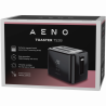 AENO ATS0002B Toaster, 930W, 7 settings, Touch controls, Delay timer, Jam protection, Quiet, Black