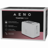 AENO ATS0002W kenyérpirító, 930 W, 7 fokozat, érintőképernyős vezérlés, visszaszámláló, elakadás elleni védelem, csendes, fehér