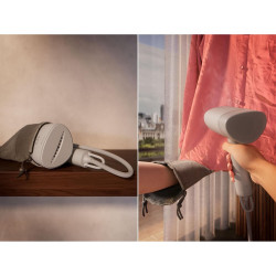 AEG HS5-16UG Steam Iron, 1200W, 100 ml, 22 g/min, Foldable Handle, Gray