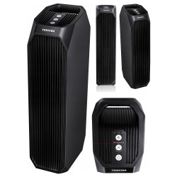 Пречиствател на въздух Toshiba CAF-Z45FR, 20 м2, 54 W, 228 м3/ч, 3 режима, Йонизация, HEPA, 32 dB, Черен