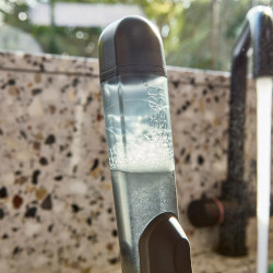 Βούρτσα πλυντηρίου πιάτων με διανομέα Joseph Joseph SinkTech 6500018, Τρίχες για λεκέδες, Ανταλλάξιμη βούρτσα, Γκρι