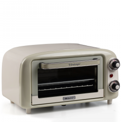 Ariete VINTAGE 3919/03 Electric Oven, 800W, 10 L, 3 settings, Up to 230°C, Double-paned glass, 60-minute timer, Beige