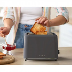 Electric Toaster, Grey, 220-240V, 50-60Hz, 920-1080W, 2 slots, 3 modes, 7 browning levels