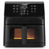Фритюрник с горещ въздух Cosori Premium II Plus CAF-P653-KEUR, 1700W, 6.2 л, 11 програми, 360° циркулация, AirWhisper, Таймер, Черен мат