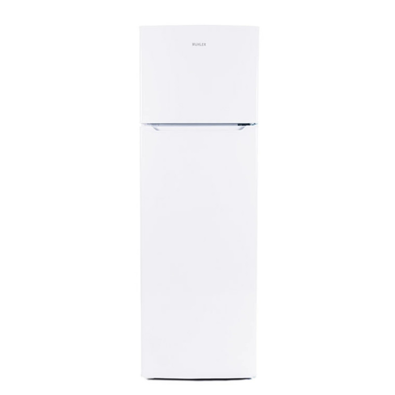 Muhler SUF166WE Refrigerator with Freezer, 248 L, Energy Class E, Reversible Doors, R600a, Stainless Steel