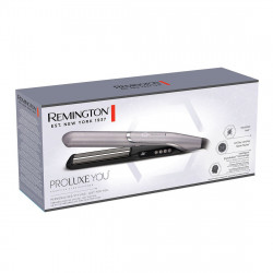 Remington S9880 PROluxe You Hair Straightener, Ceramic Coating, Adaptive Technology, 5 Temperature Settings, Auto Shut-Off, Gray