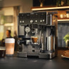 Espressor automat 2in1 Ninja Luxe Café Essential ES501EU, 1650W, 9 bar, 2 L, Barista Assist, Mod apa fierbinte, 4 moduri, 3 setari de temperatura, Inox/Negru.