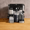 Espressor automat 2in1 Ninja Luxe Café Essential ES501EU, 1650W, 9 bar, 2 L, Barista Assist, Mod apa fierbinte, 4 moduri, 3 setari de temperatura, Inox/Negru.