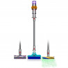 Вертикална прахосмукачка Dyson V15S Detect Submarine, 660W, 0.77 л, 60 мин автономия, Сензори, 4 режима, LCD, Сив