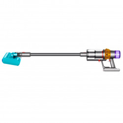 Aspirator vertical Dyson V15S Detect Submarine 448798-01, 660W, 0.77 l, 60 min autonomie, Senzori, 4 moduri, LCD, Gri / Albastru