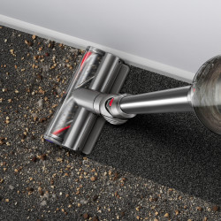 Вертикална прахосмукачка Dyson V15S Detect Submarine, 660W, 0.77 л, 60 мин автономия, Сензори, 4 режима, LCD, Сив
