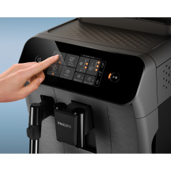 Espressor automat Philips EP0824/00, 1500W, 15 bar, 1.8 L, Rasnita cu 12 trepte, Ecran tactil, Timer, AquaClean, Aroma Extract, My Coffe Choice, Negru Mat