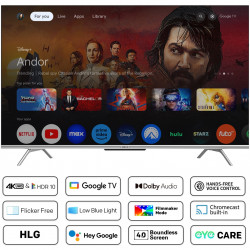 Телевизор METZ blue 50MUD7000, 50", 126 см, 3840х2160 4K UHD, SMART, Direct LED, HDR10/HLG, Dolby Digital/+, Bluetooth, Черен/сив