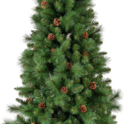 Brad artificial Everlands Norwich Pine, 150 cm, 446 ramuri, Suport metalic, Verde